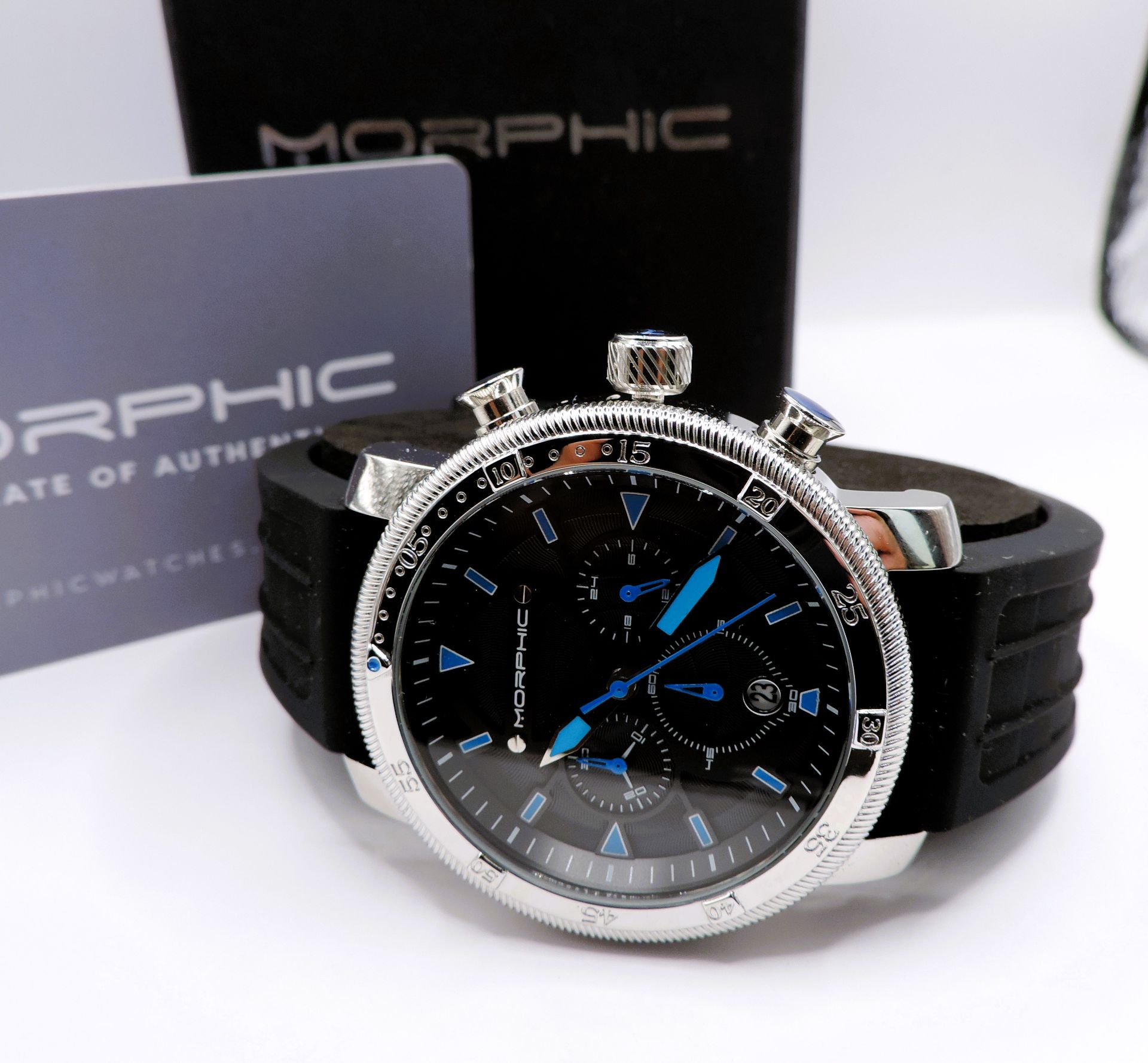 Morphic M90 Series Chronograph Watch w/Date MPH9001 New Boxed Working RRP £445.49 - Image 5 of 5