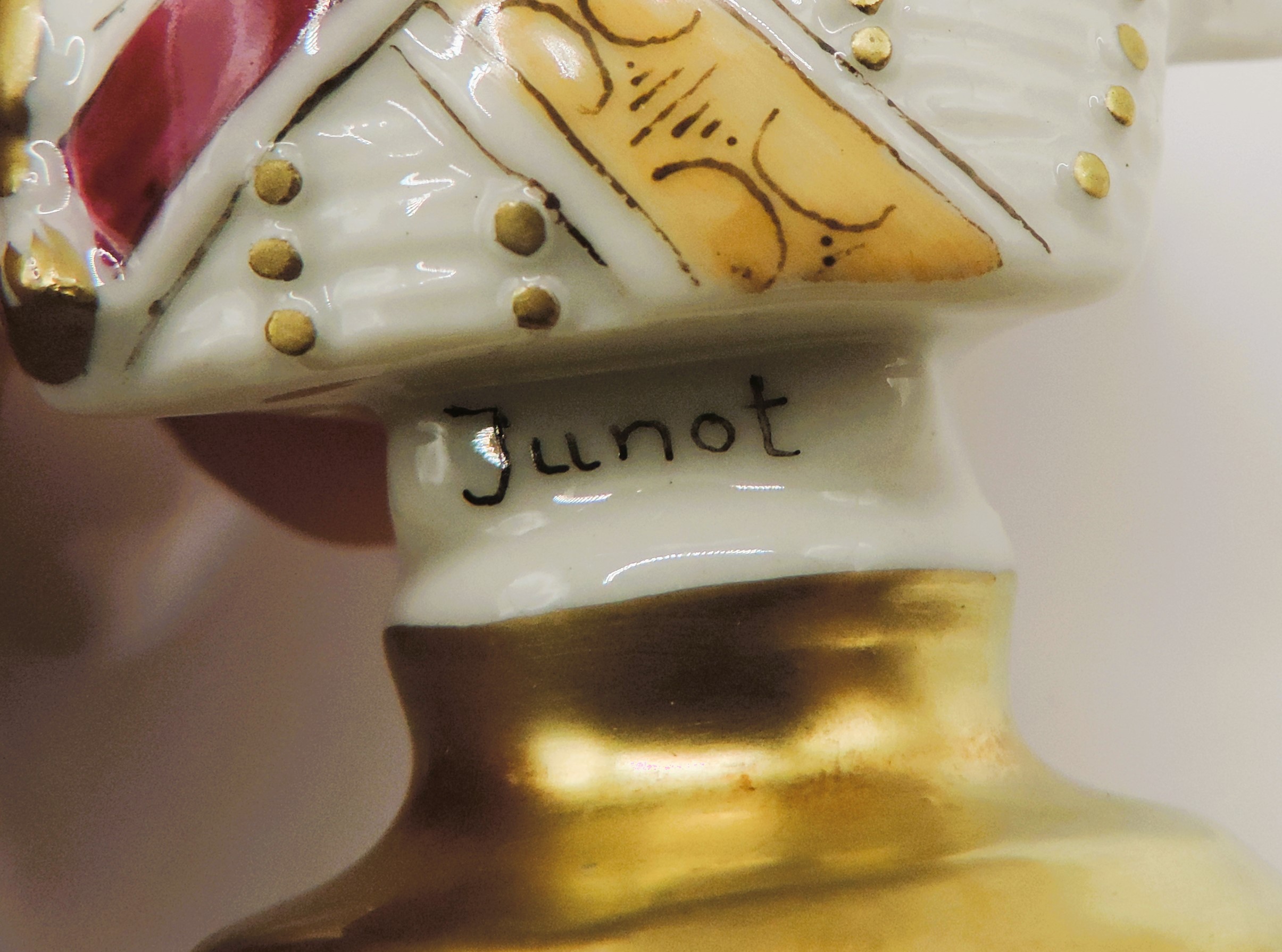 Rudolf Kammer Volkstedt Miniature Porcelain Bust of Napoleon General Jean-Andoche Junot - Image 6 of 7