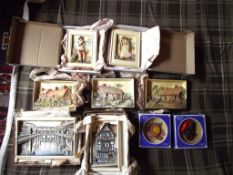 9 x Vintage Bossons Plaques - 1958 to 1992 - All As New - Some Original Boxes.