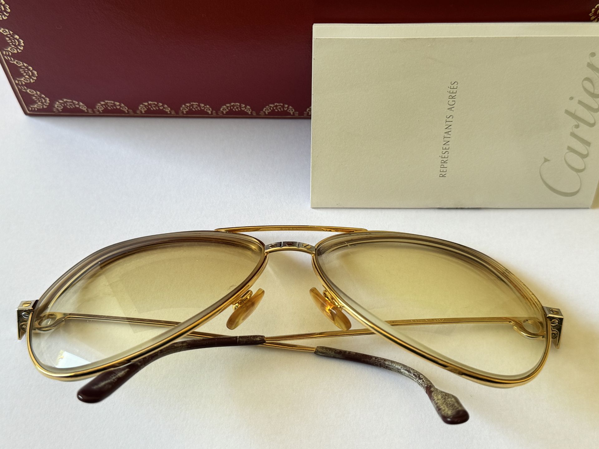 Vintage Cartier Vendome Santos Aviator Eyeglasses - Image 17 of 21