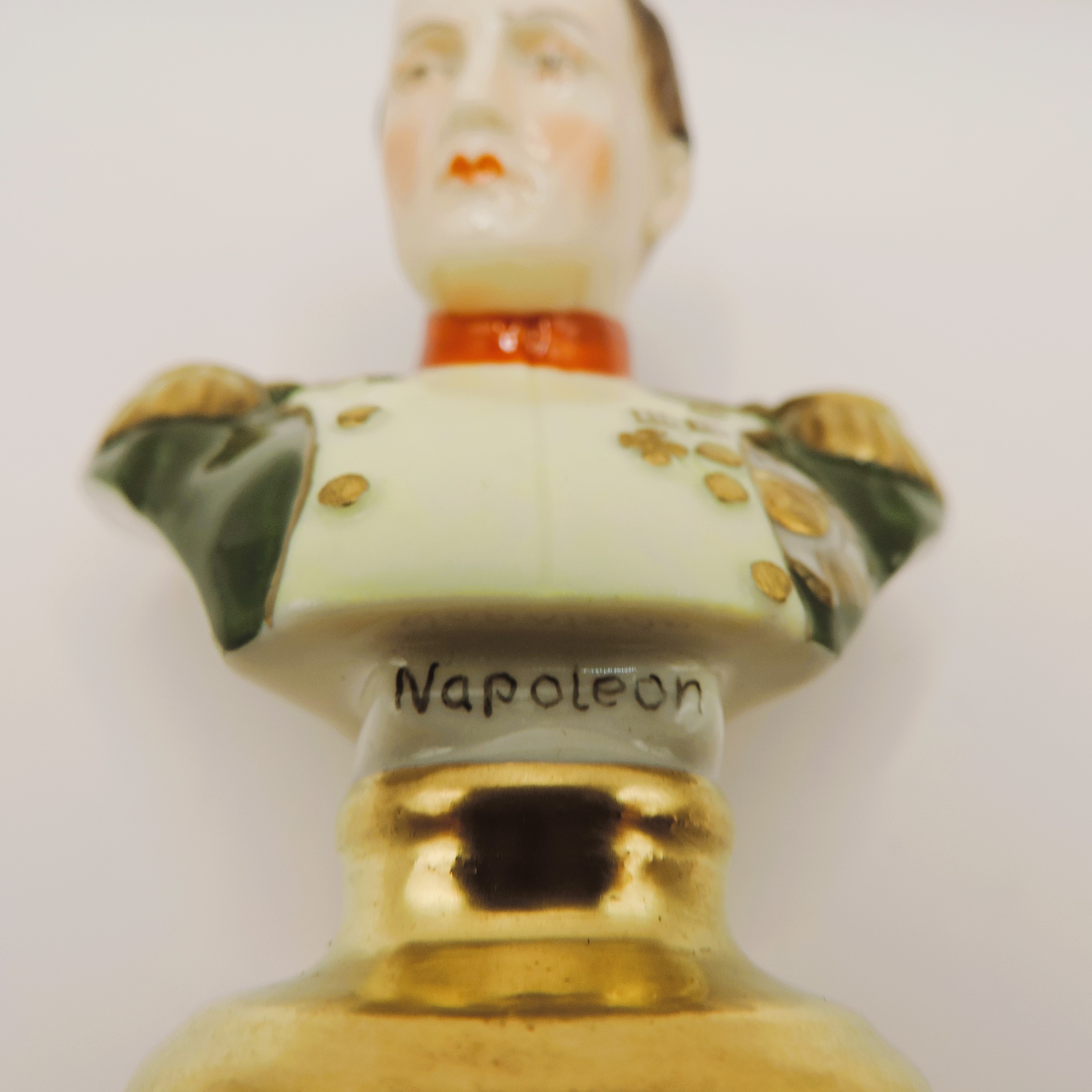 Rudolf Kammer Volkstedt Miniature Porcelain Bust of Napoleon - Image 5 of 8