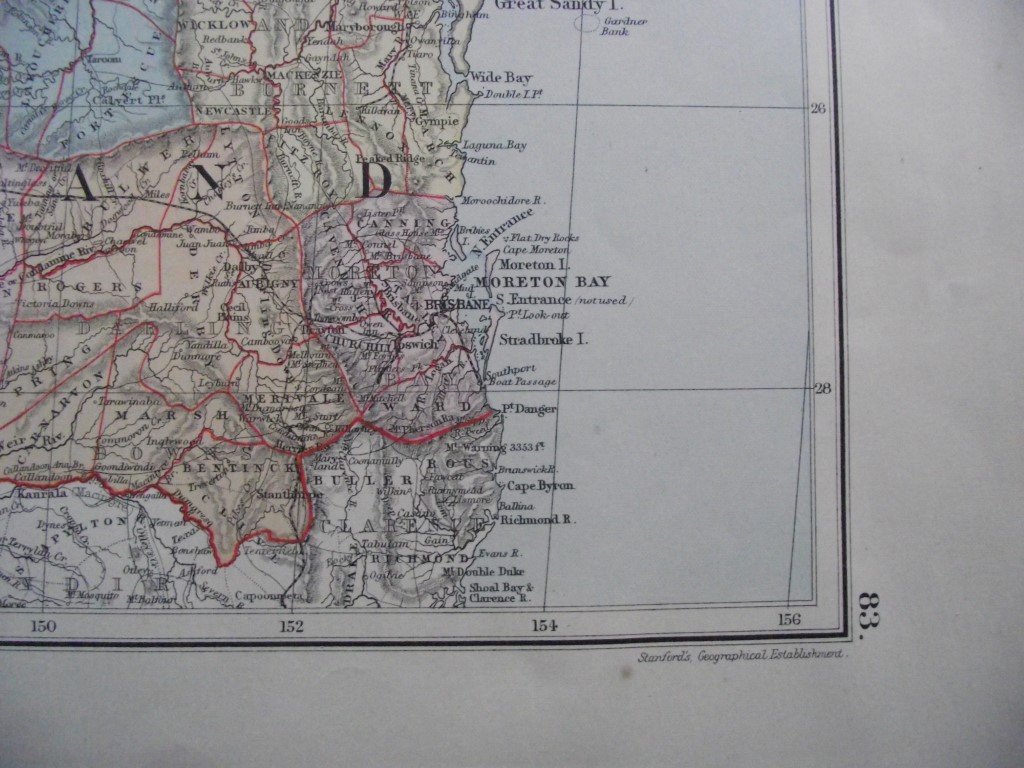 9 x Australia & World Maps - Edward Stanford London Atlas - Circa 1880' - Image 20 of 36