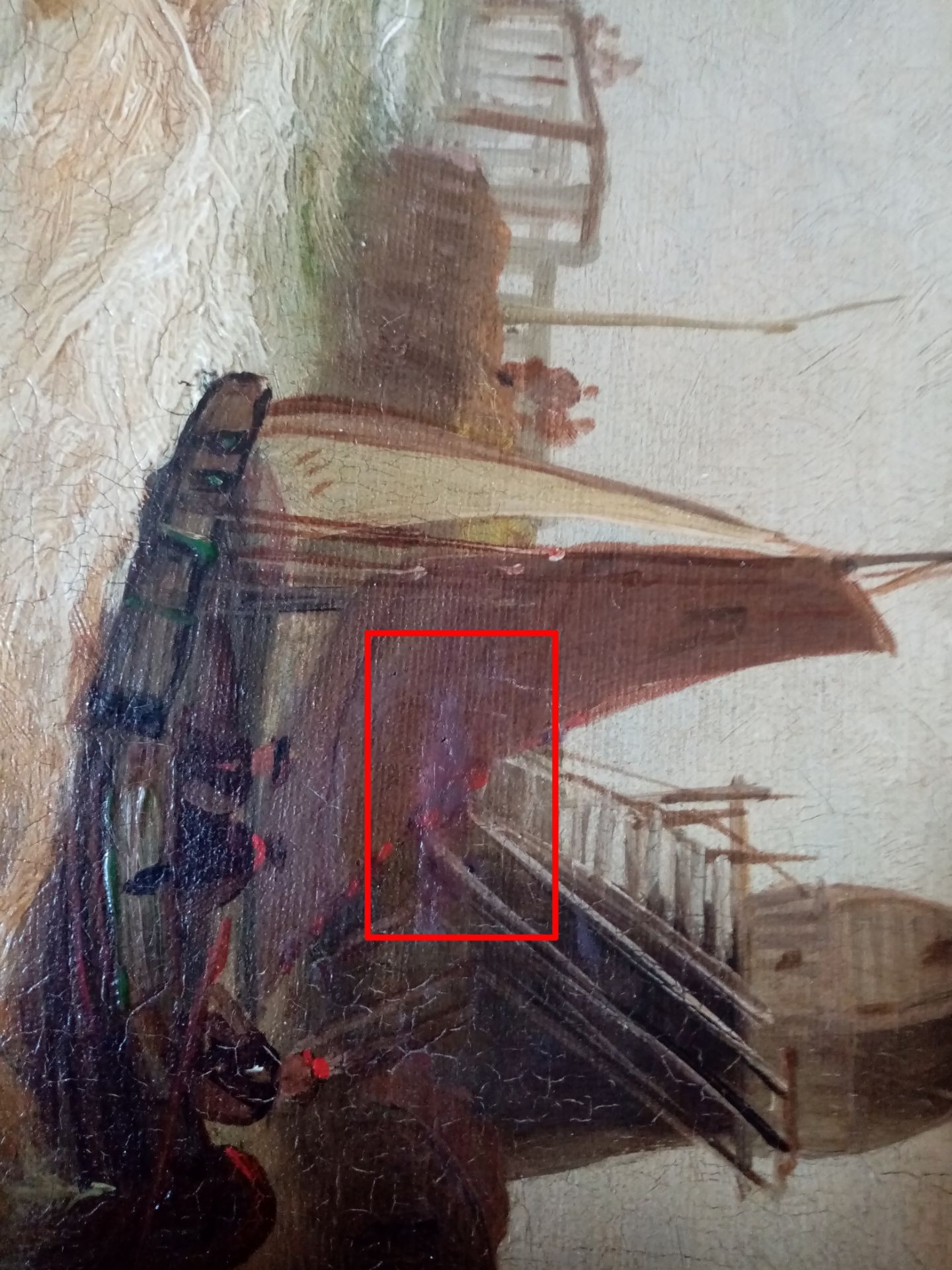 Edwin Hayes (1819-1904) Oil Painting On Canvas Shipping Off The Dutch Coast Signature Lower Right - Image 3 of 6