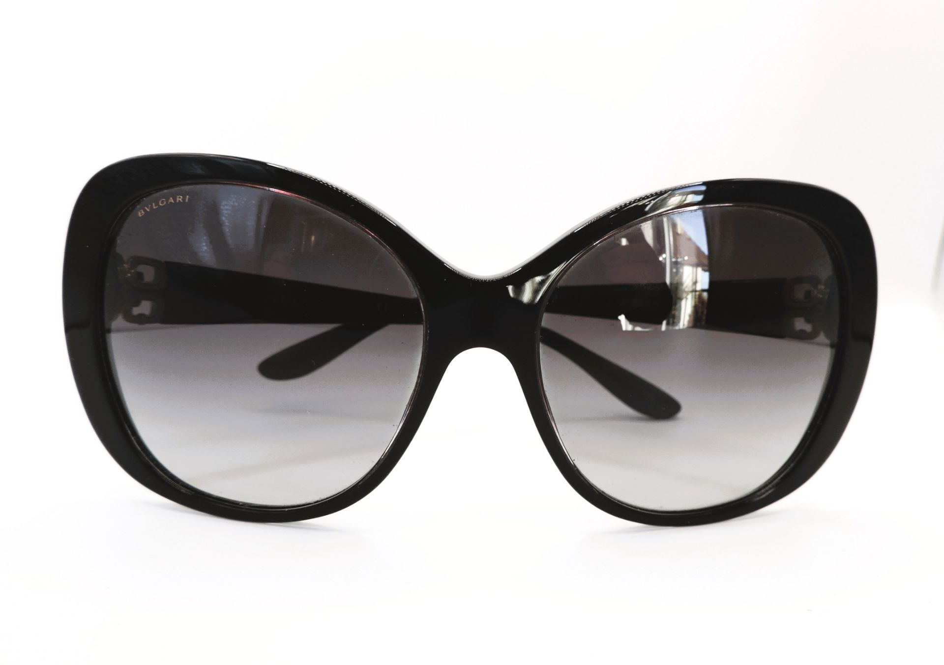 BVLGARI Black Sunglasses 8171-C Jewelled Hinged Detail New With Box & Certificate - Image 6 of 17