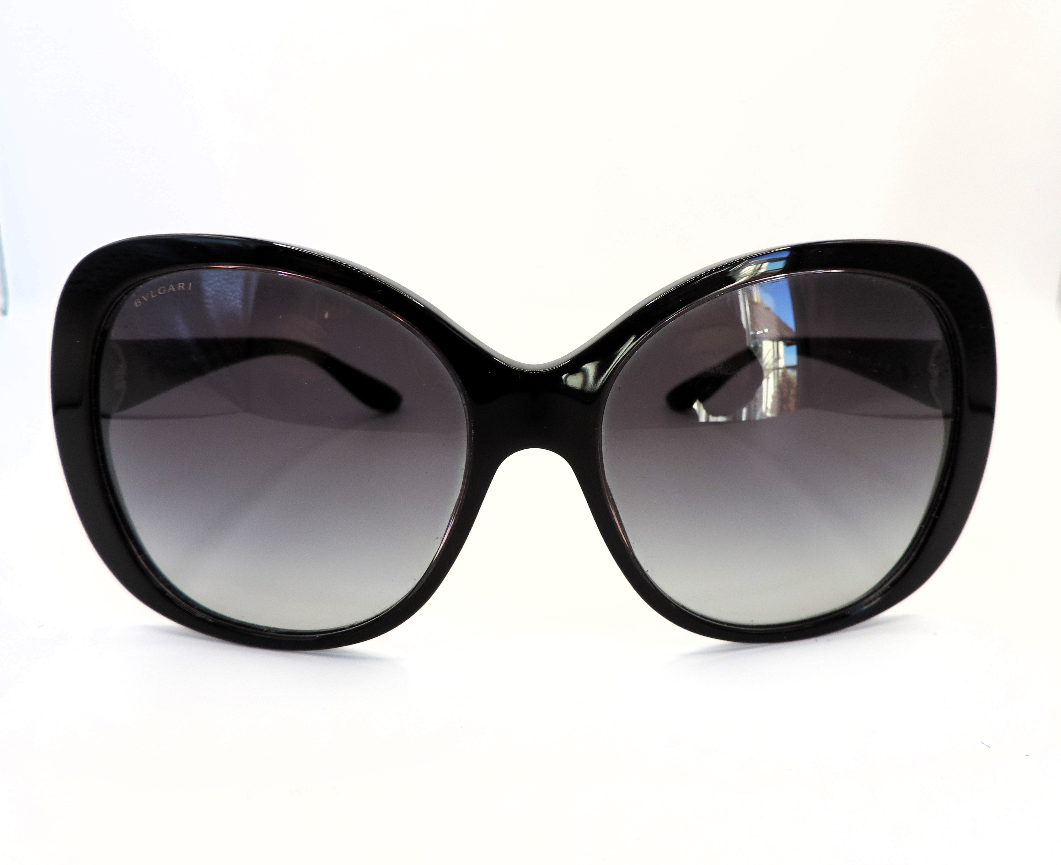 BVLGARI Black Sunglasses 8171-C Jewelled Hinged Detail New With Box & Certificate - Image 8 of 17