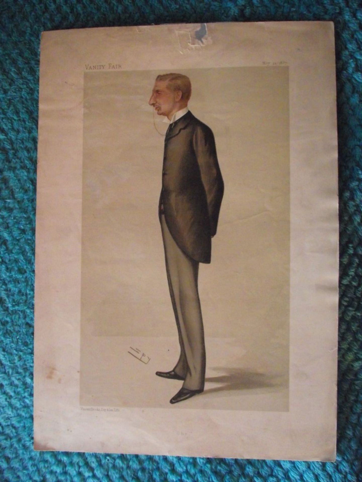 23 x Original Vanity Fair Lithographs -1886-1888 - Vincent Brooks, Day & Son Printers - Image 19 of 33