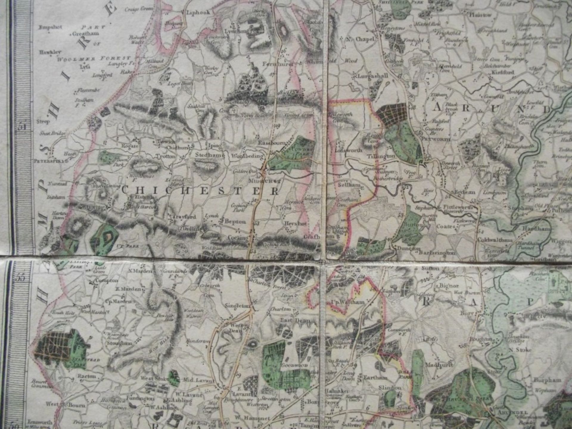 A Topographical Map of The County of Sussex - W. Faden - Original Slipcase - 1799 - Image 15 of 23