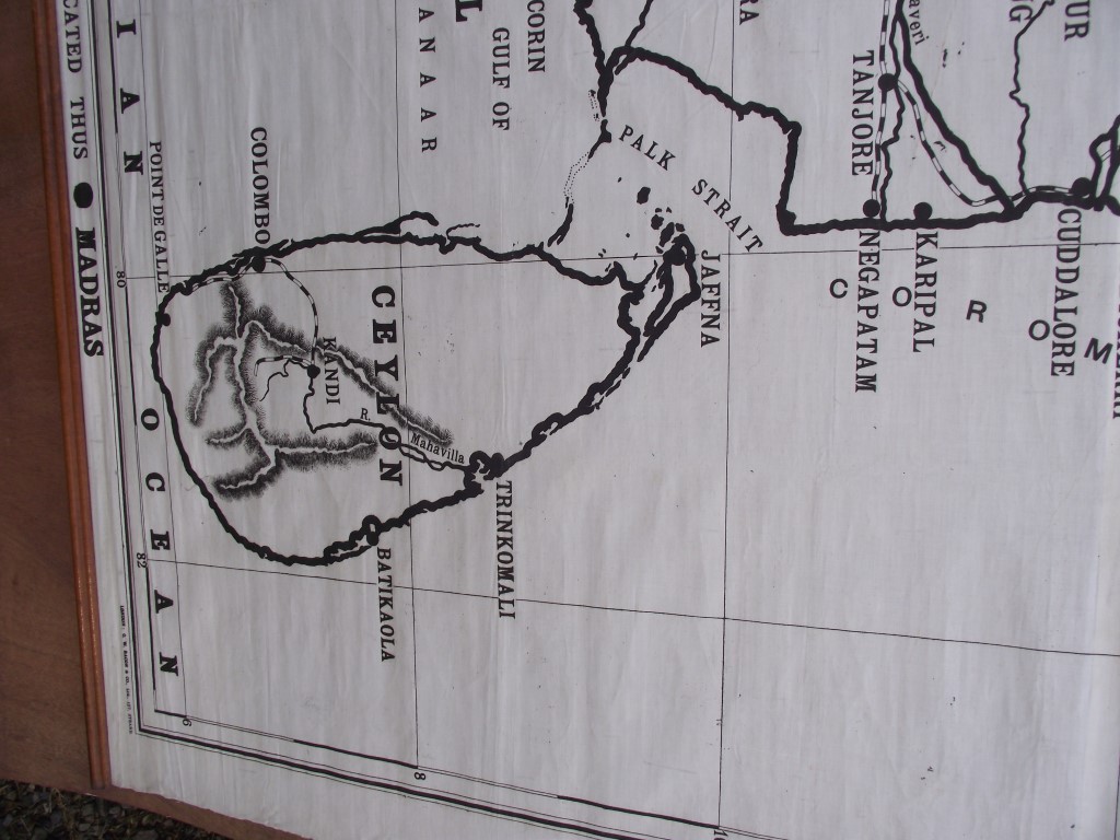 Rare - South India Cloth Map - G.W. Bacon & Co. - Showing LMS Stations - Circa 1900 - Image 4 of 10