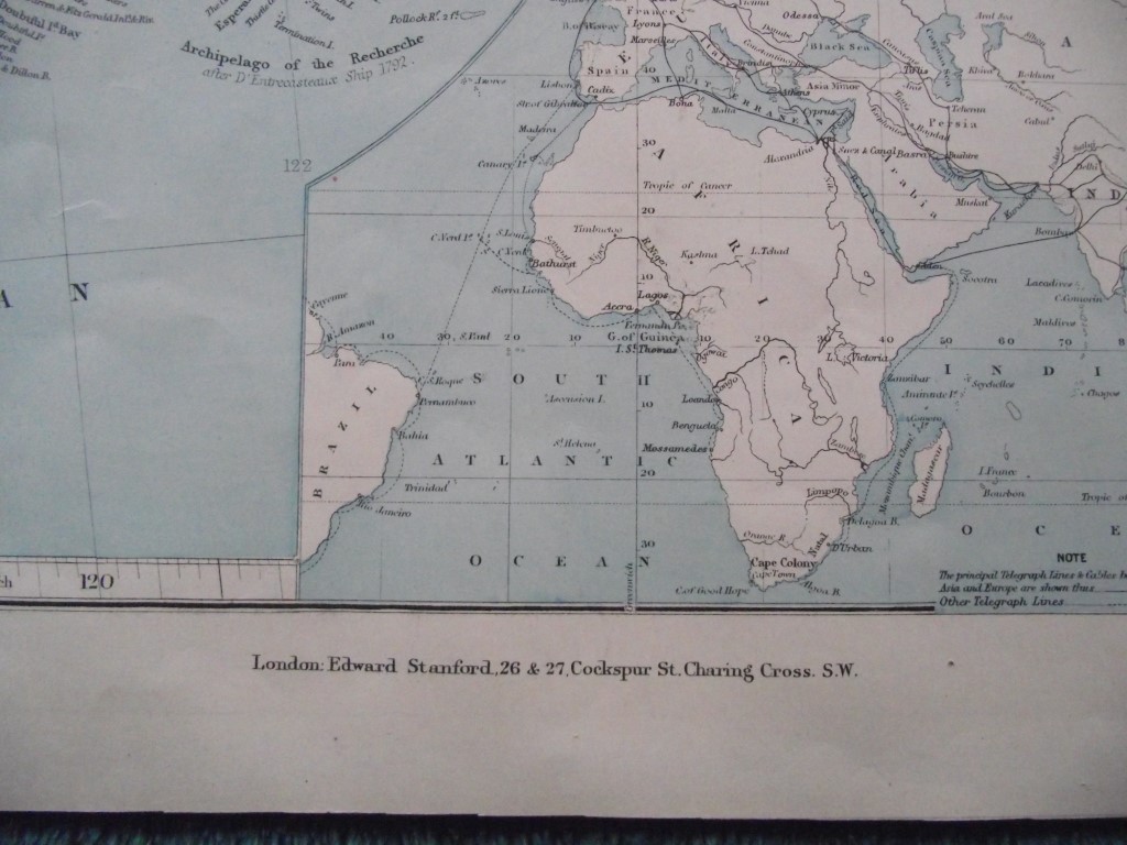 9 x Australia & World Maps - Edward Stanford London Atlas - Circa 1880' - Image 7 of 36
