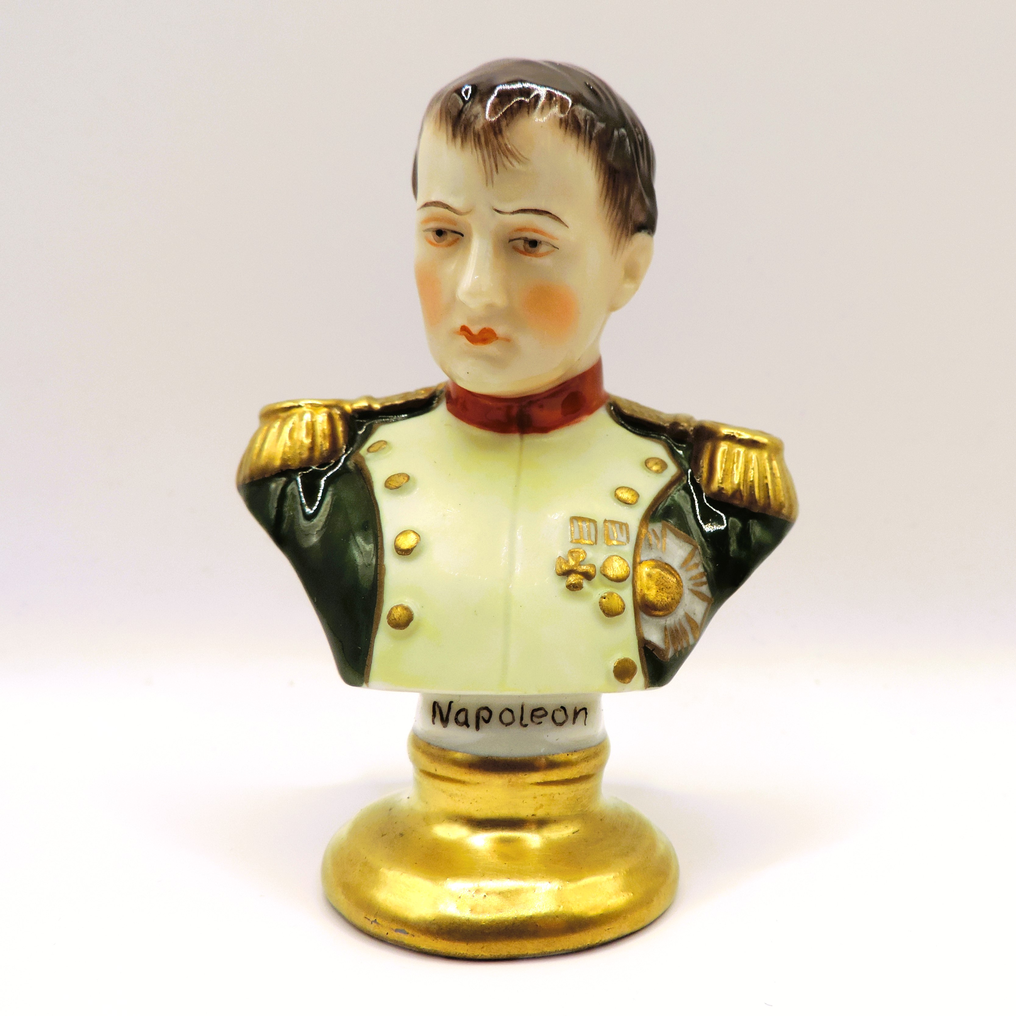 Rudolf Kammer Volkstedt Miniature Porcelain Bust of Napoleon - Image 8 of 8