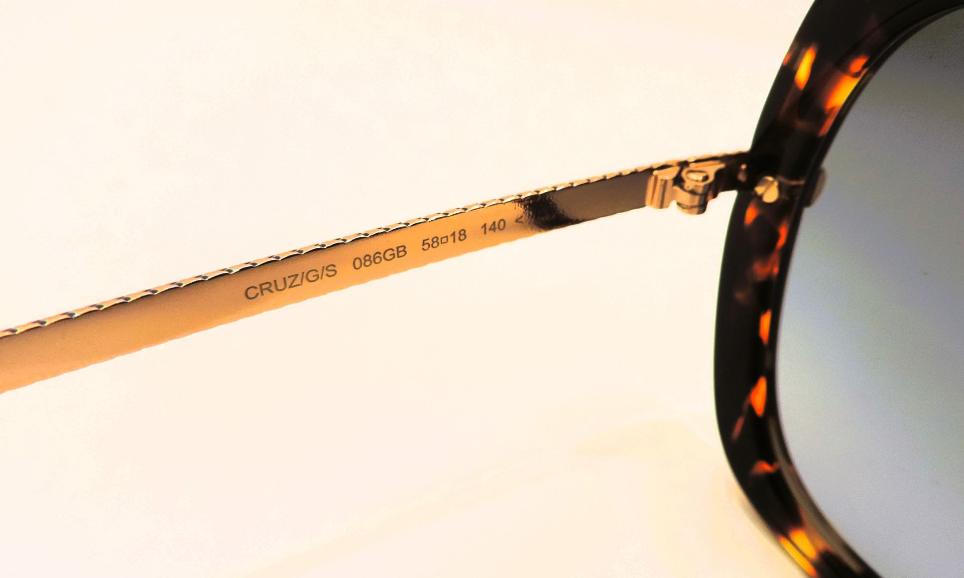 Jimmy Choo Tortoiseshell Framed Sunglasses 0861GB With Case New - Image 10 of 14