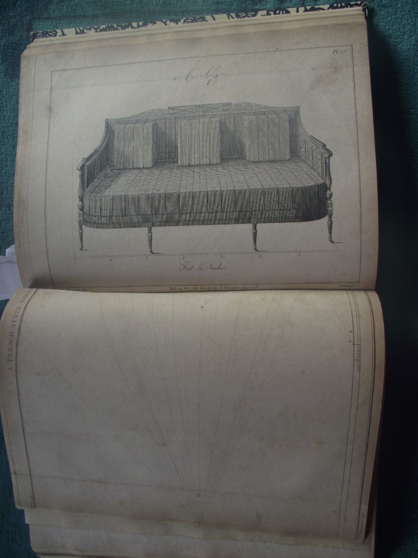 The Cabinet-Maker and Upholsterer's Drawing Book In Three Parts by T. Sheraton, Cabinet Maker - 1... - Image 8 of 38