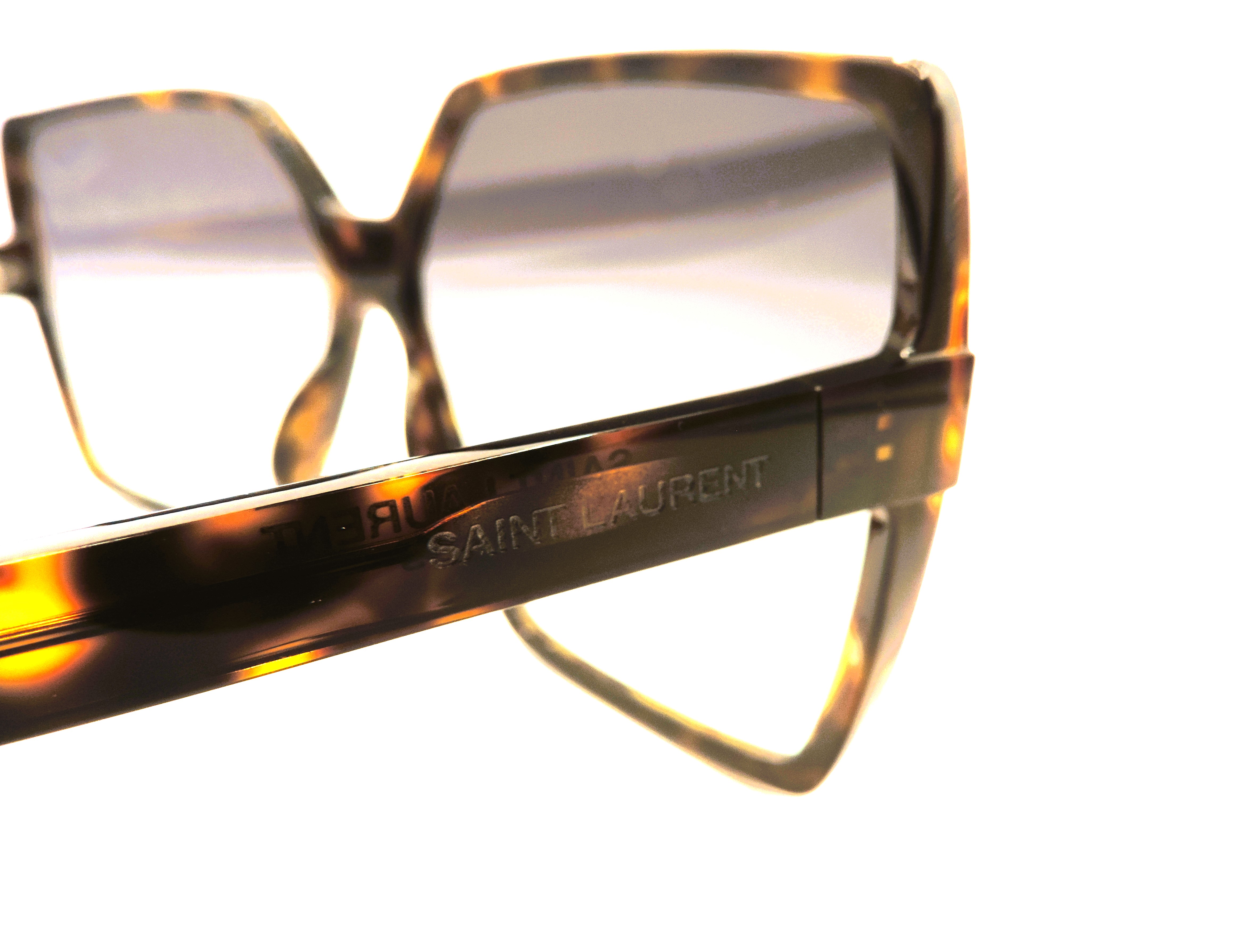 Saint Laurent Paris 'BETTY' SL232 Havanah Framed Sunglasses New With Case - Image 4 of 9