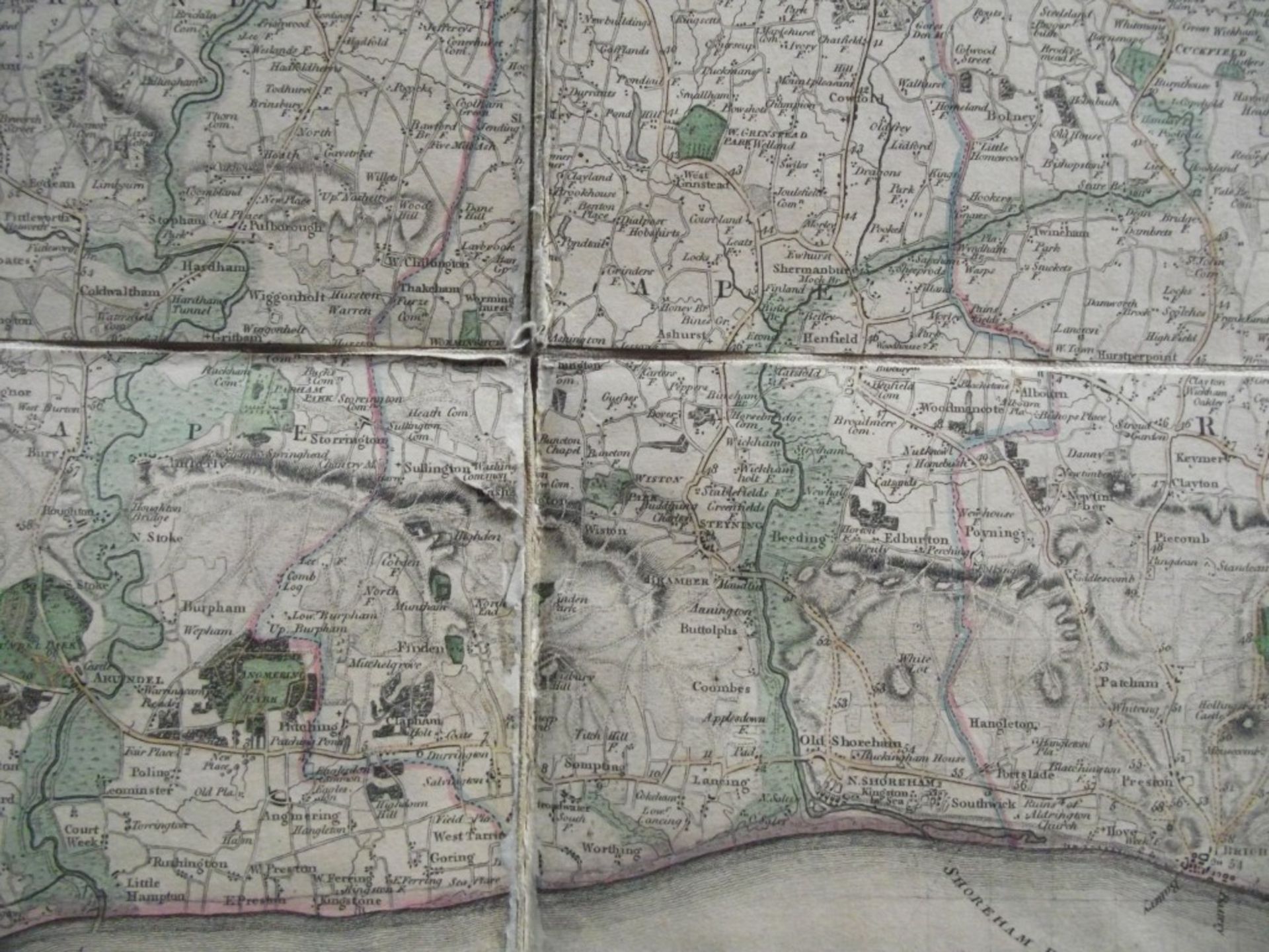 A Topographical Map of The County of Sussex - W. Faden - Original Slipcase - 1799 - Image 14 of 23