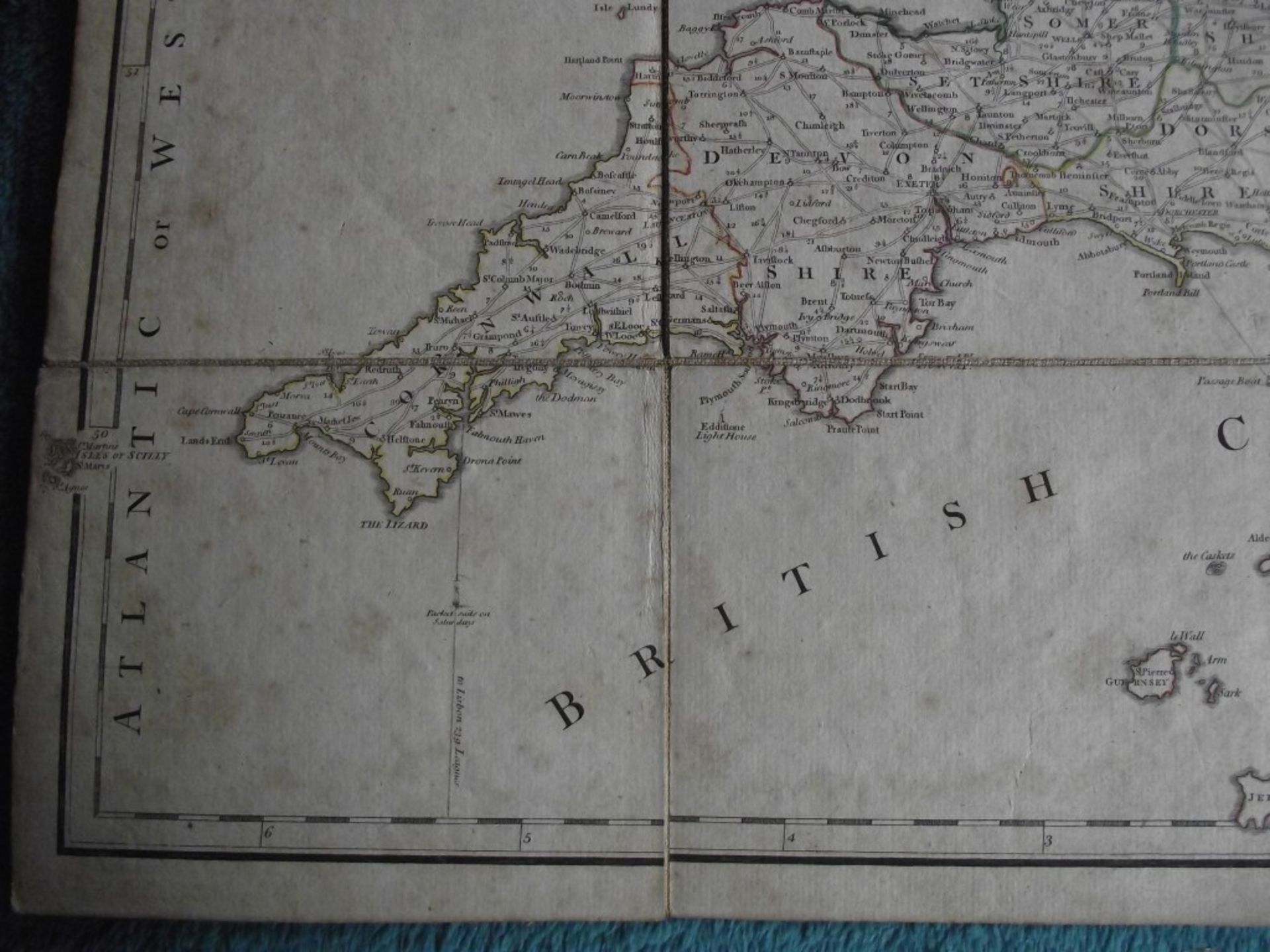 A New Map of The Roads of England and Scotland - Laurie & Whittle - 1794 - With Original Case - Image 14 of 32