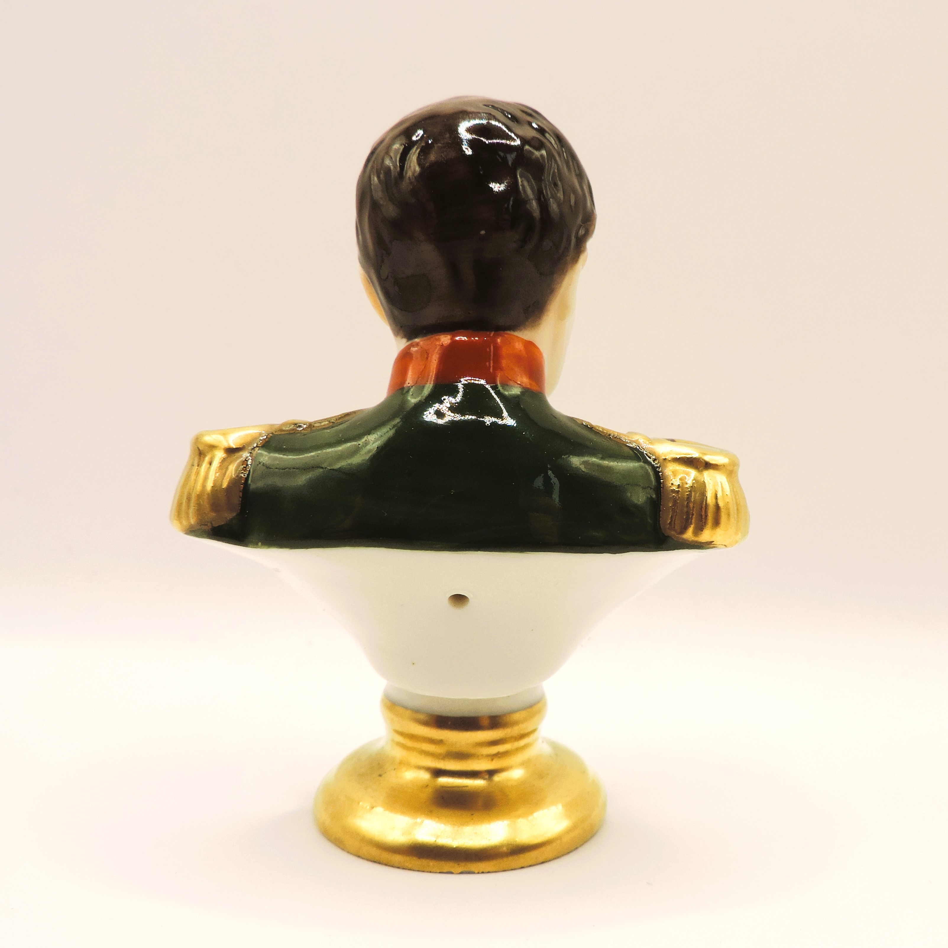 Rudolf Kammer Volkstedt Miniature Porcelain Bust of Napoleon - Image 3 of 8