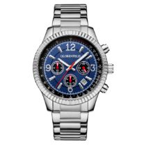 Hand Assembled Globenfeld Limited Edition Expedient Steel Blue Watch - Free Delivery & 5 Yr Warra...