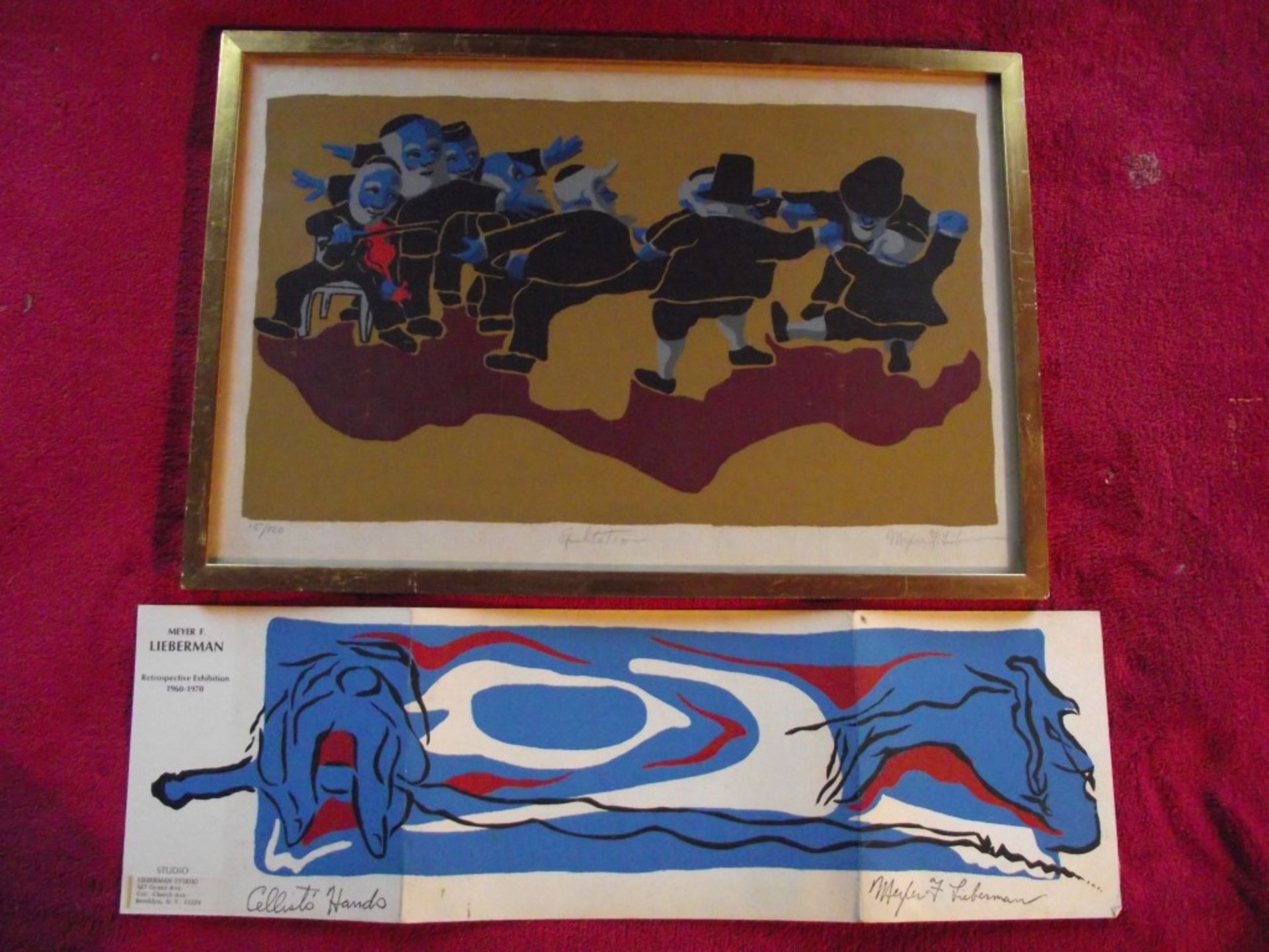 Meyer F. Lieberman - "Exultation" - Signed Limited Edition Print 15/100 - Circa 1950's - Image 2 of 18