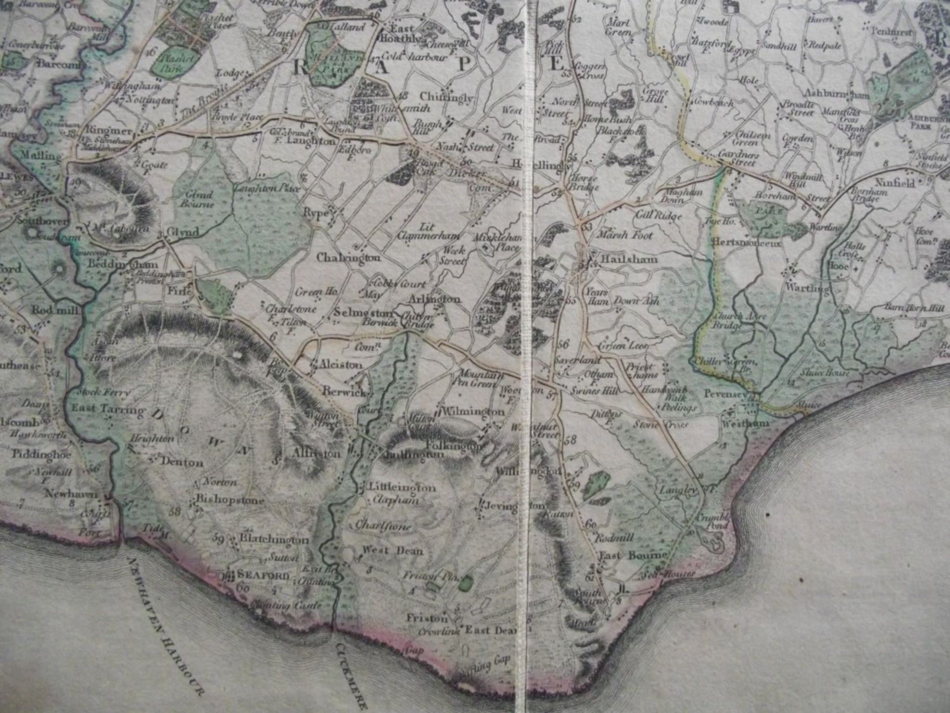 A Topographical Map of The County of Sussex - W. Faden - Original Slipcase - 1799 - Image 13 of 23