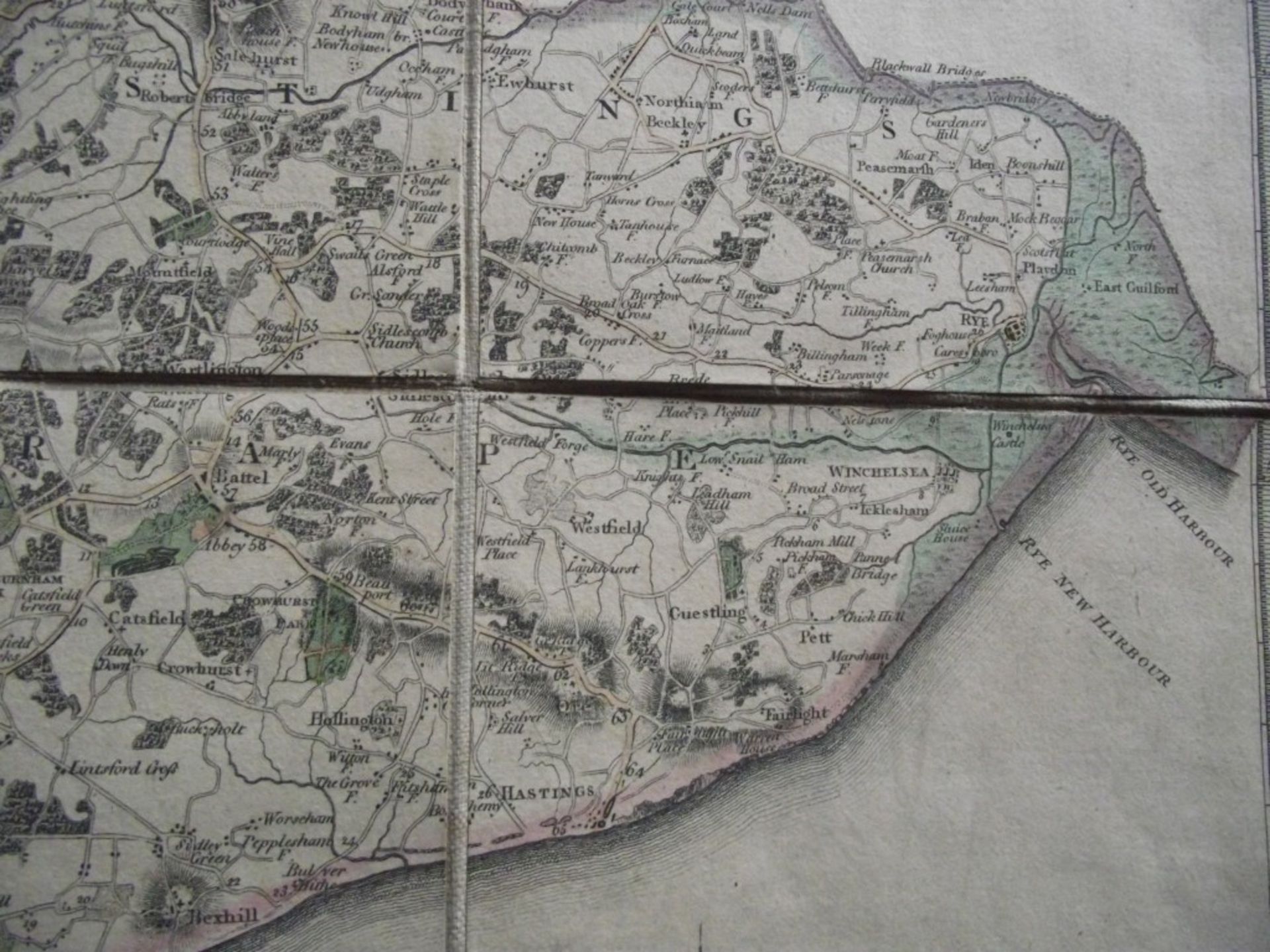 A Topographical Map of The County of Sussex - W. Faden - Original Slipcase - 1799 - Image 12 of 23