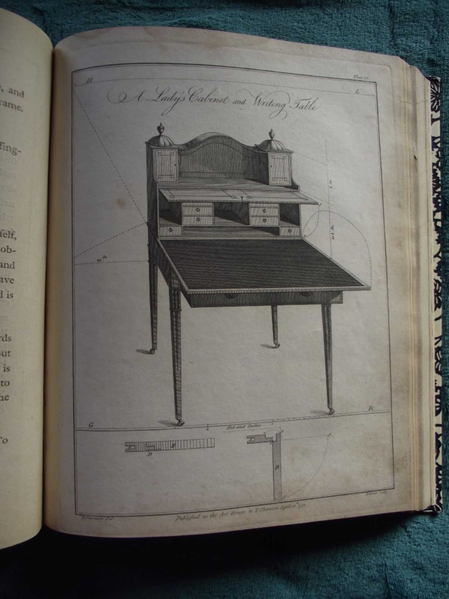 The Cabinet-Maker and Upholsterer's Drawing Book In Three Parts by T. Sheraton, Cabinet Maker - 1... - Image 34 of 38