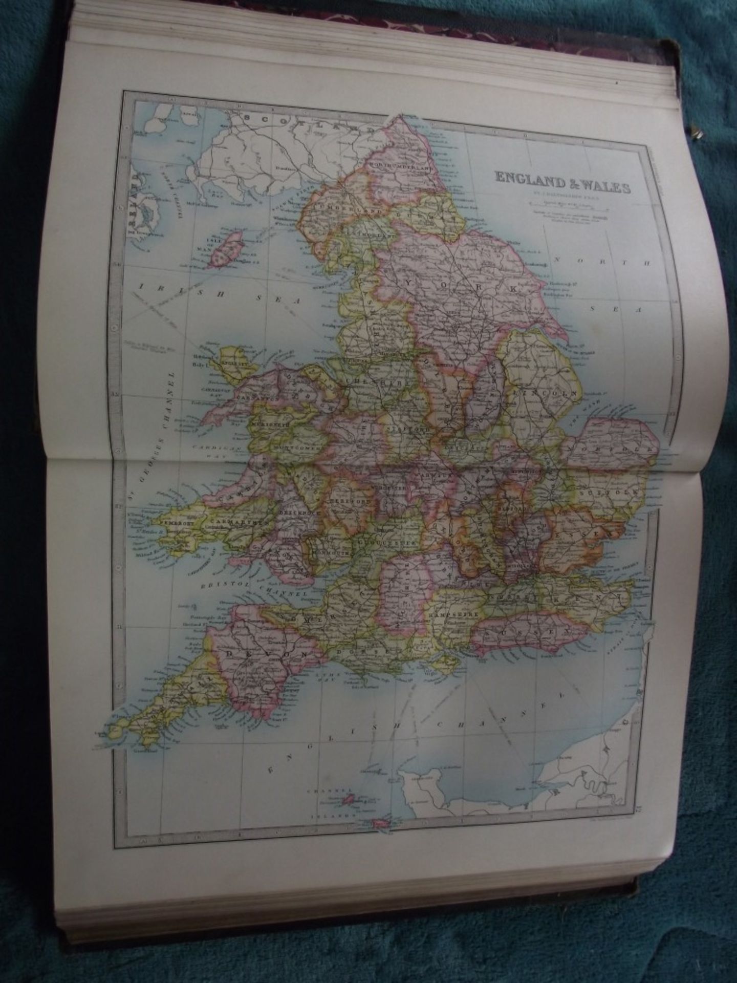 The Library Reference Atlas of The World -John Bartholomew -Macmillan & Co 1890 - Image 9 of 27