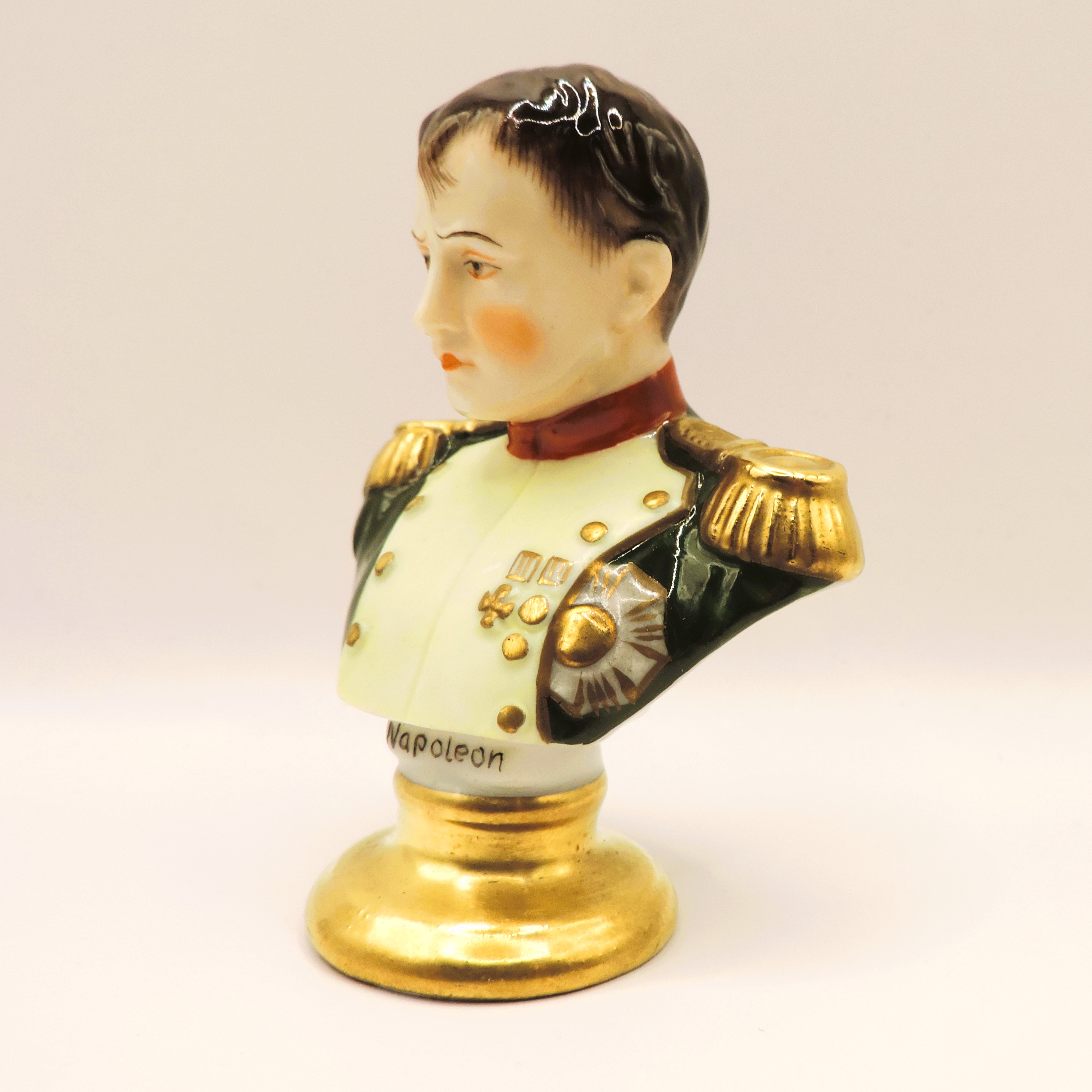 Rudolf Kammer Volkstedt Miniature Porcelain Bust of Napoleon - Image 2 of 8