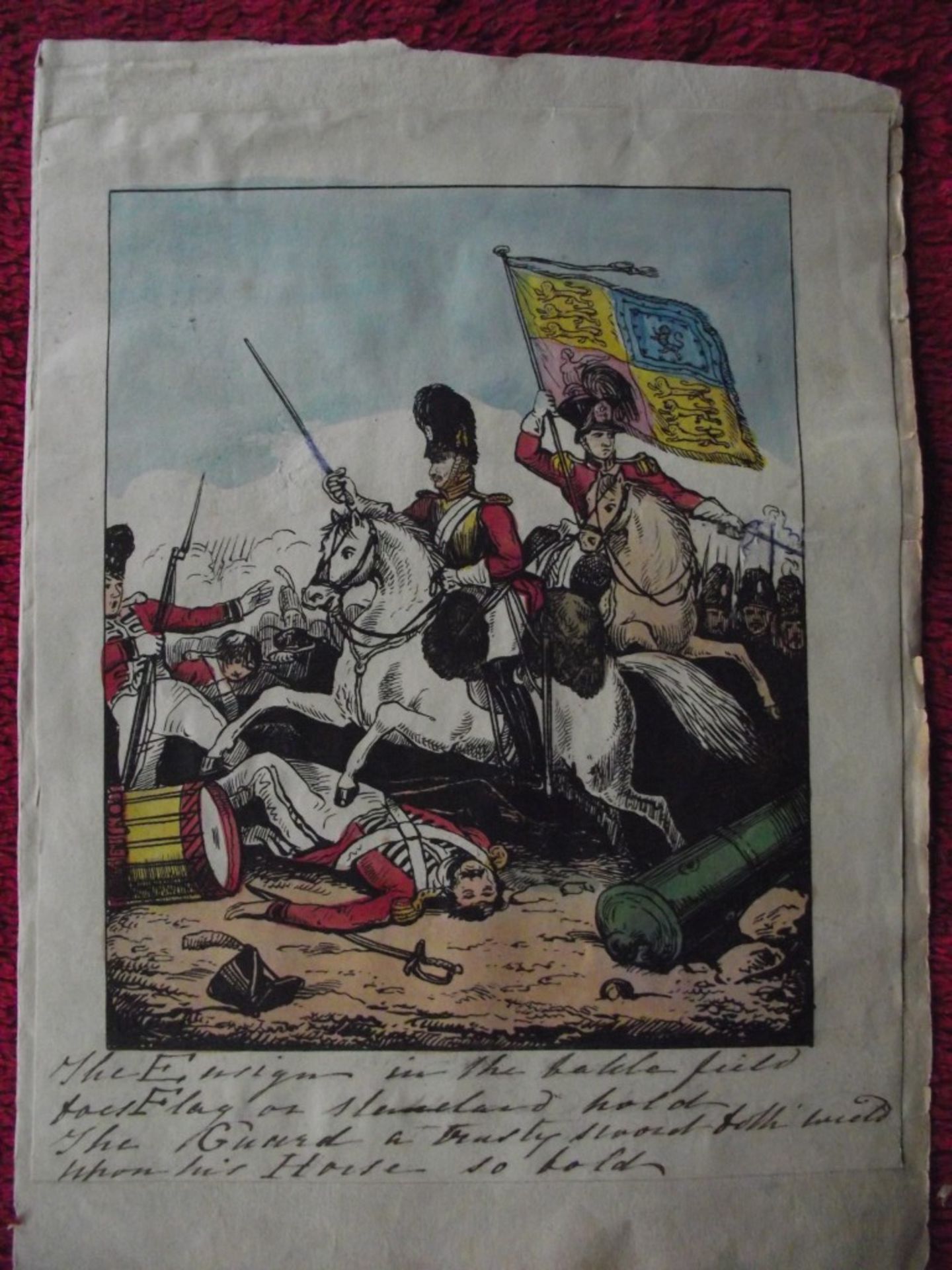 11 x 19th Cent. Hand Coloured Prints - Children's Books - Dean & Munday London 1841 - Image 3 of 12