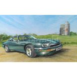 Jaguar XJS Iconic 1970’s Extra Large Metal Wall Art.