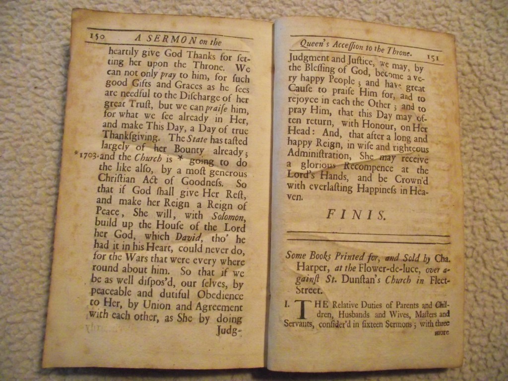 Four Sermons By William Lord Bishop of St. Asaph - Printed For Charles Harper 1712 - Image 18 of 31