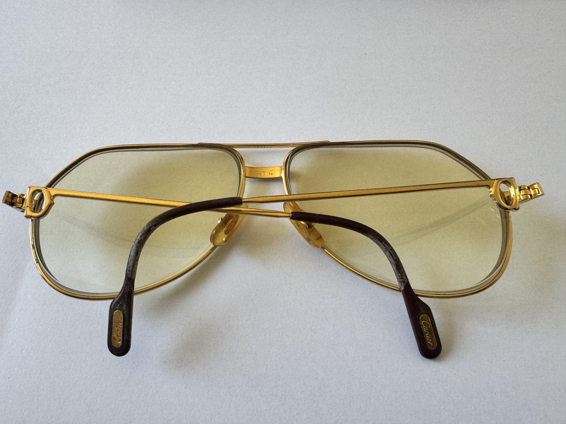 Vintage Cartier Vendome Santos Aviator Eyeglasses - Image 8 of 21