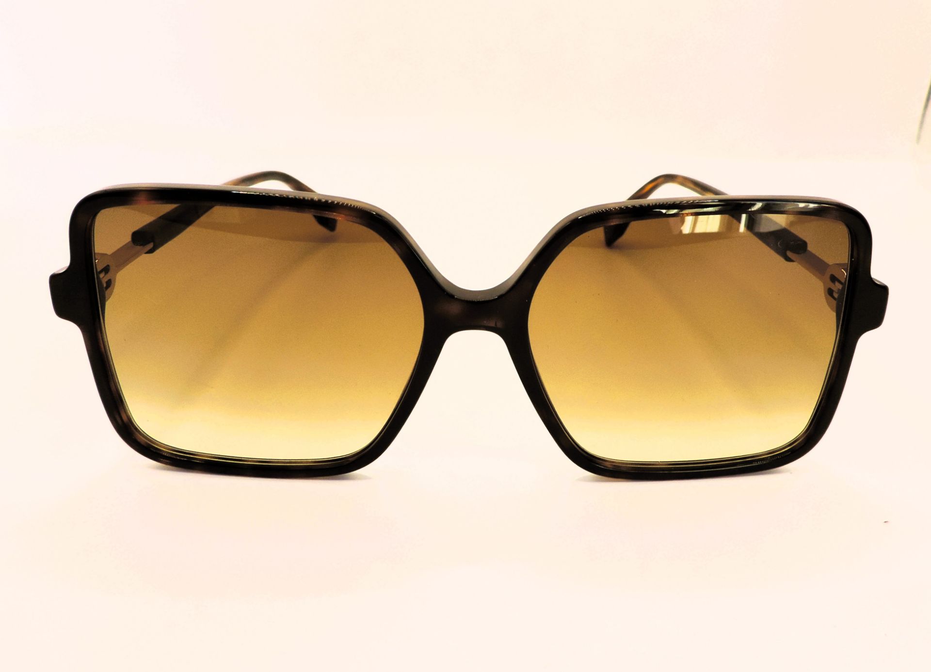 Fendi Tortoiseshell Framed Sunglasses FF0411/S New With Case - Image 2 of 12