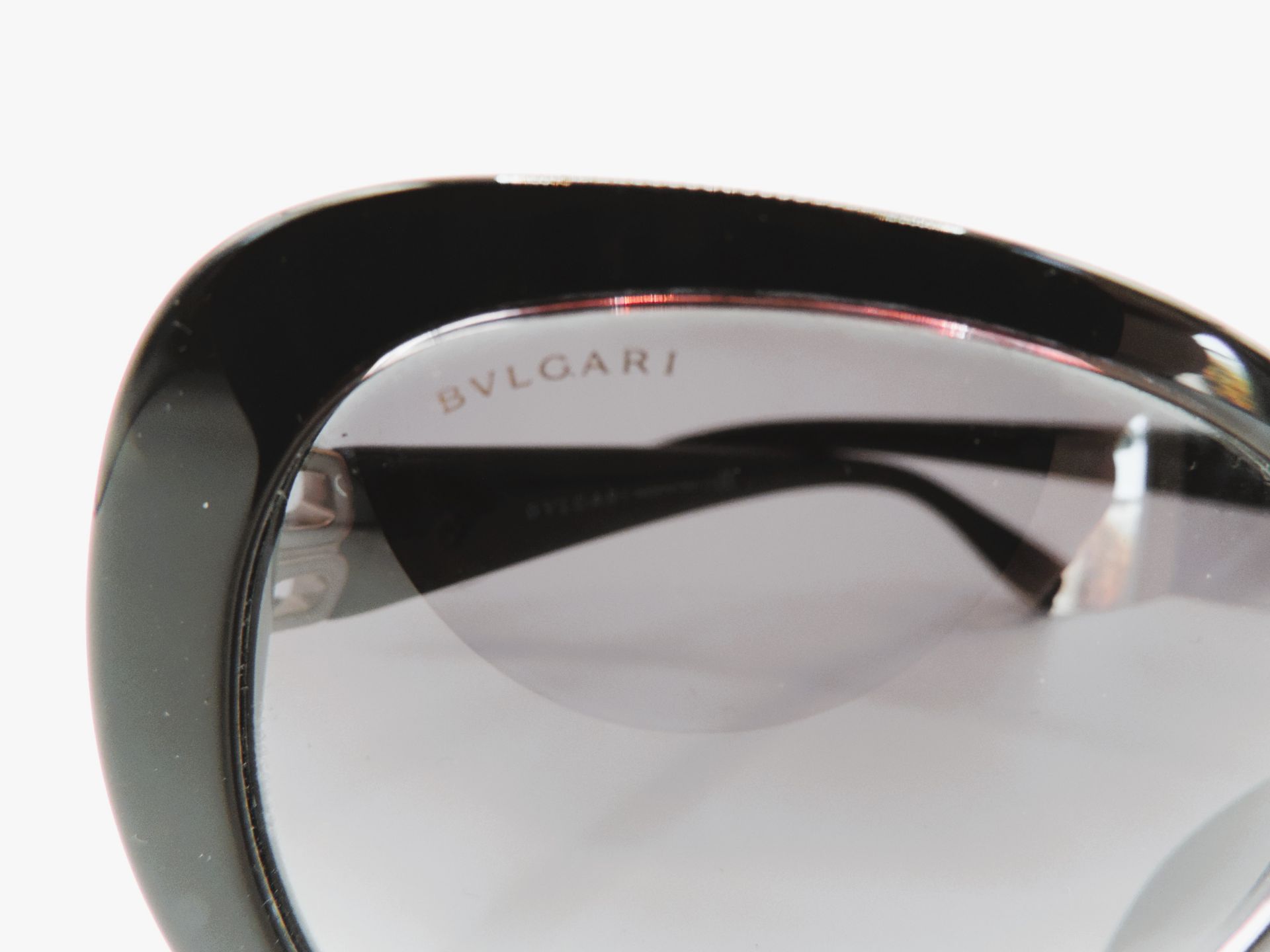 BVLGARI Black Sunglasses 8171-C Jewelled Hinged Detail New With Box & Certificate - Image 7 of 17