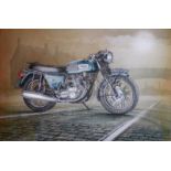 Triumph Trident T150 Motorbike Extra Large Metal Wall Art