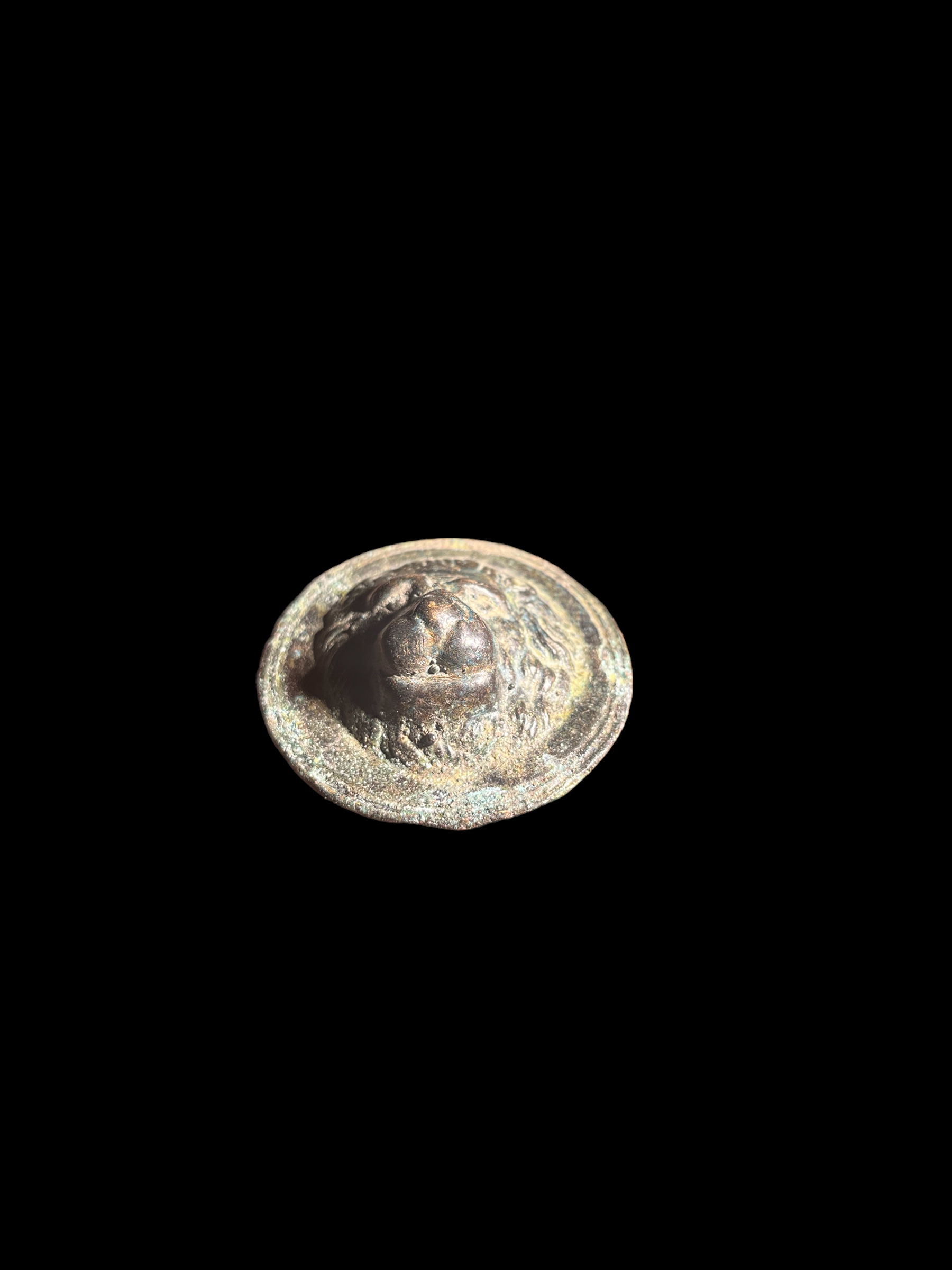 Roman Bronze Lion Applique 1st-2nd Century AD - Image 2 of 3