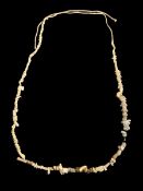 Ancient Egyptian Restrung Shell Bead Necklace Antiquities Interest