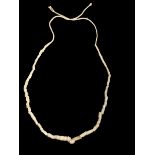 Ancient Egyptian Restrung Shell Bead Necklace Antiquities Interest