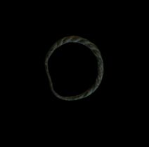 Antiquities: Viking “Rope Twist” Bronze Ring 10th Century