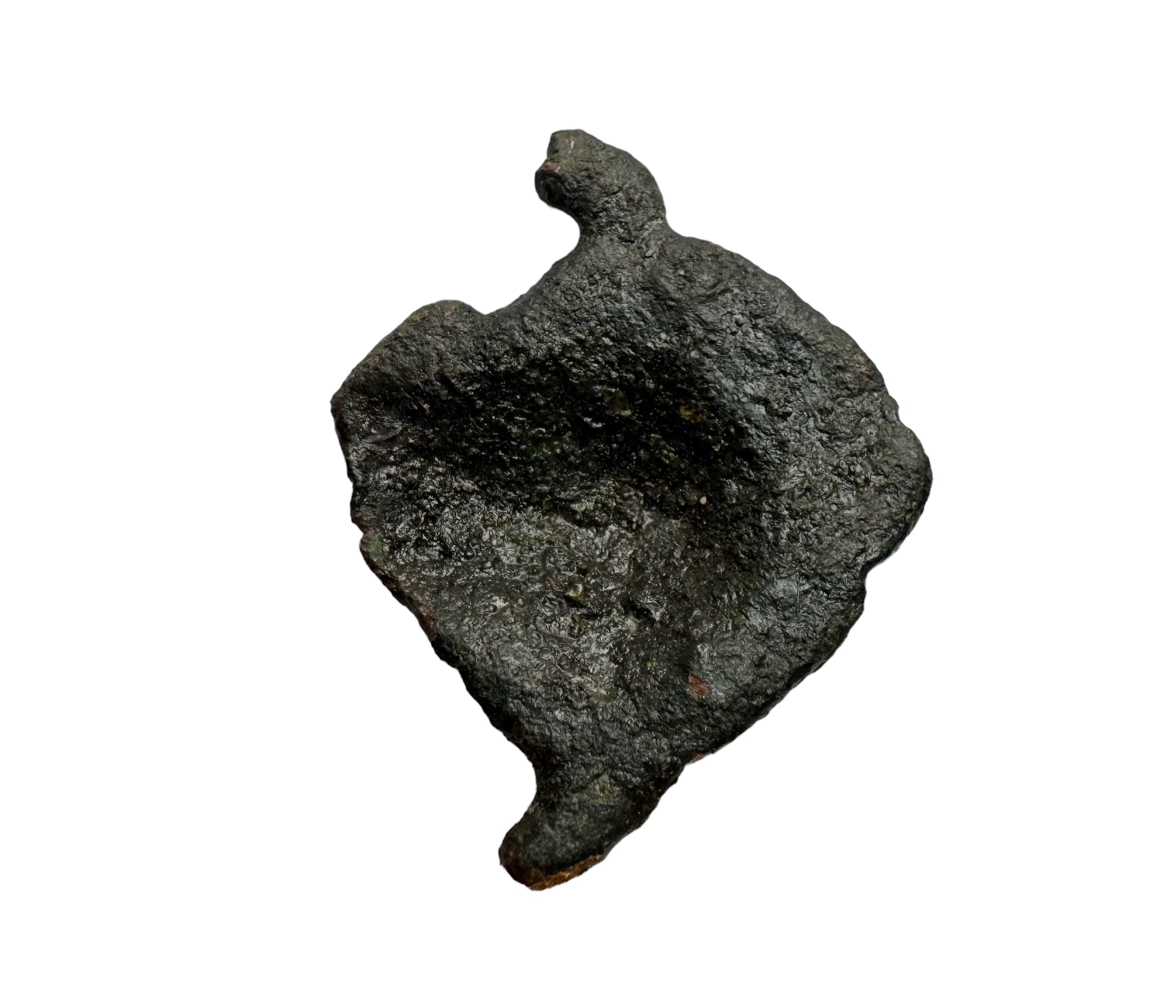 Small 17th Century Bronze Face Mount (£4 UK £12 International Post) - Image 2 of 2