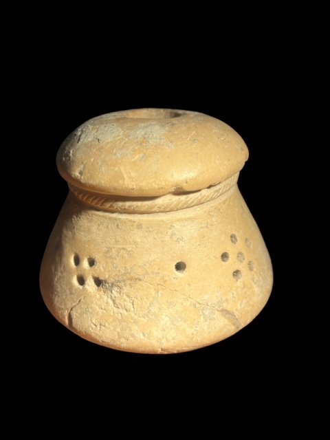 Antiquities: Heavy Early Islamic Stone Incense Burner - Image 2 of 4
