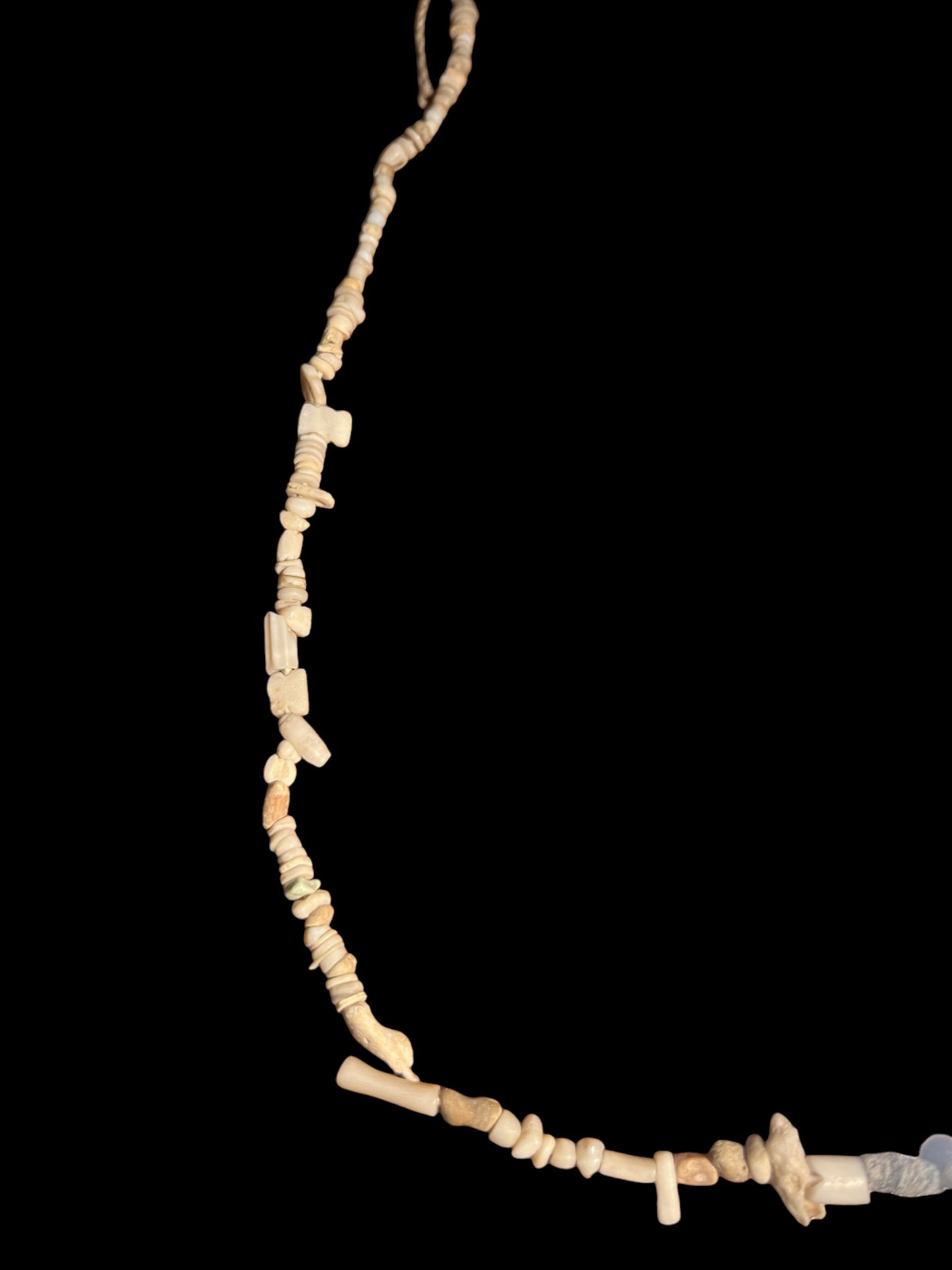 Ancient Egyptian Restrung Shell Bead Necklace Antiquities Interest - Image 2 of 2