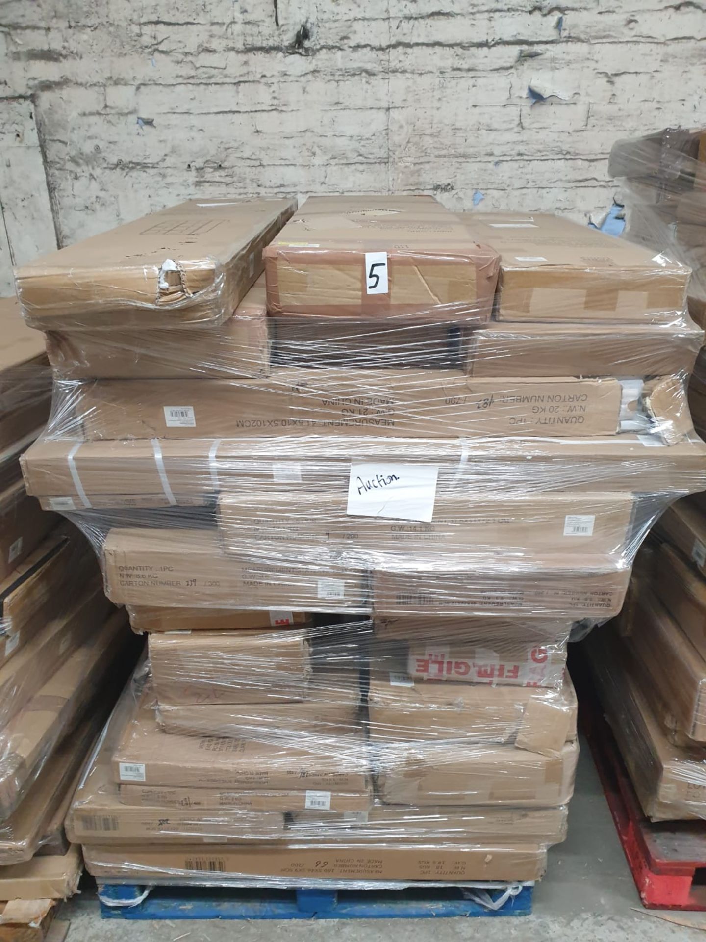 24 Pallets of Flat Packed Home Furniture from Homega | Cube Storage, Wardrobes, Sideboards & More - Image 25 of 29