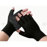 10 x Half Finger Non-slip Breathable Work Gloves