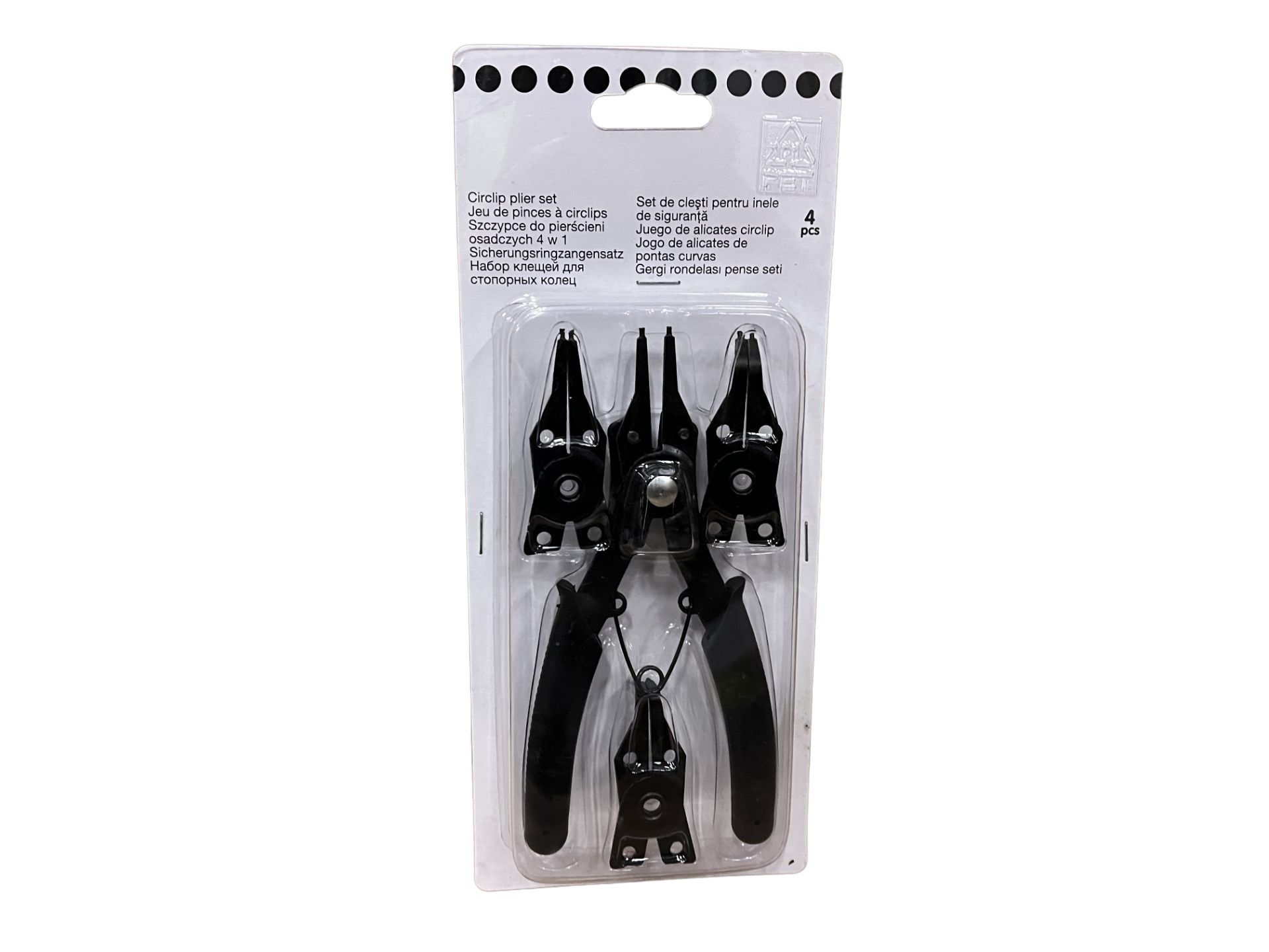 6 x 4 Piece Circlip Pliers Set