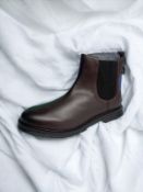 Pod Alia Burgandy Leather Chelsea Boot Size 38 RRP £105