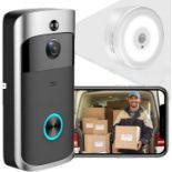 Wireless Video Doorbell Camera, For Home Security RRP £49.99