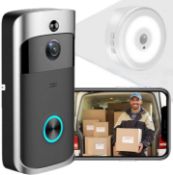 Wireless Video Doorbell Camera, For Home Security RRP £49.99