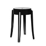 Kartell Charles Ghost Stool - Black - Modern Stylish Decorative Chair. RRP £220