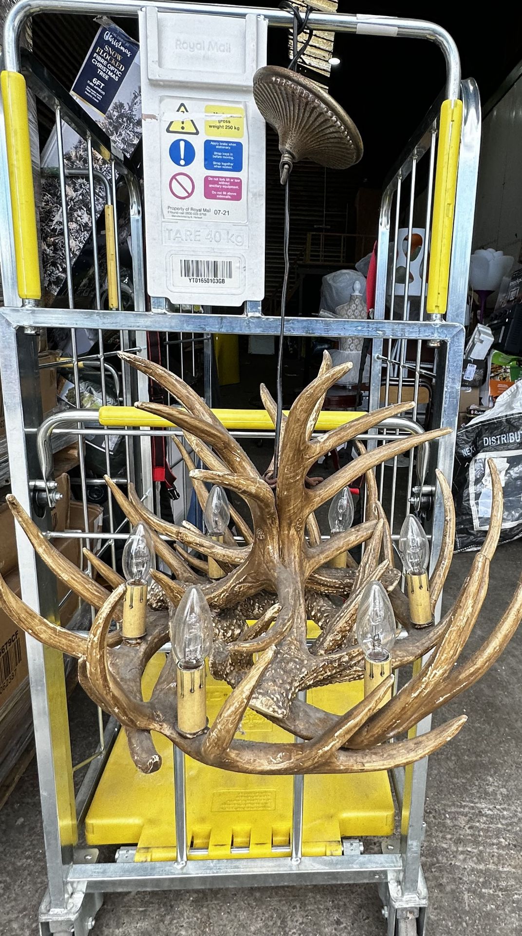 Approx. 12 Antler Chandeliers (Half Imitation/Half Real) - From A Restaurant Clearance