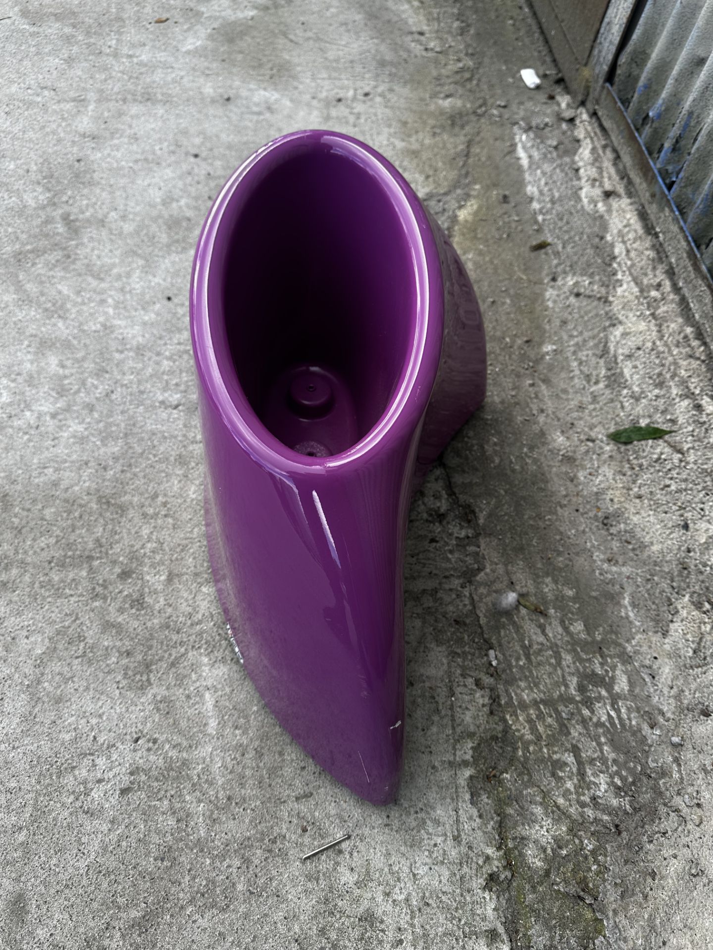 Tao S Flowerpot Glass Plastic Material Purple - MyYour - Used - Approx. RRP £150 - Image 3 of 3